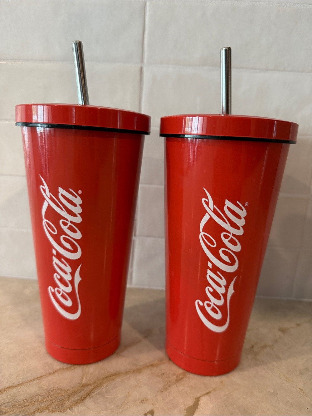 Set of 2 Coca-Cola insulated tumbler